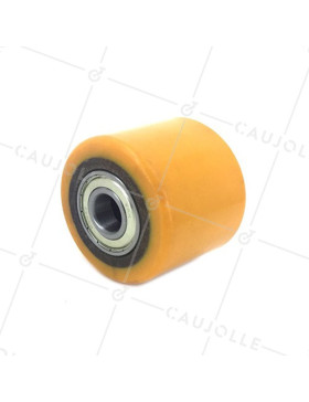 Ruota DI TRANSPALETTE DIAMETRO 80 MM LARGHEZZA 60 MM CARICO 600 KG ASSE 20 MM SFERE - GTP80 60 • Caujolle