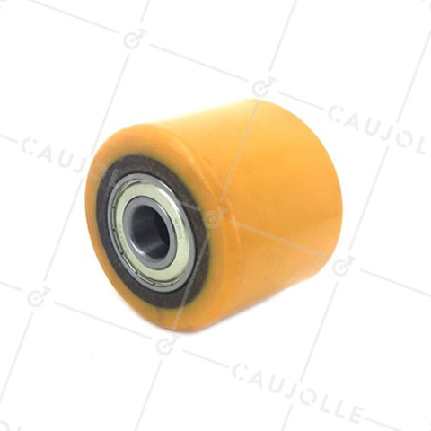 Ruota DI TRANSPALETTE DIAMETRO 80 MM LARGHEZZA 60 MM CARICO 600 KG ASSE 20 MM SFERE - GTP80 60 • Caujolle