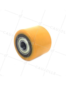Ruota DI TRANSPALETTE DIAMETRO 80 MM LARGHEZZA 54 MM CARICO 500 KG ASSE 20 MM - GTP80 54 • Caujolle