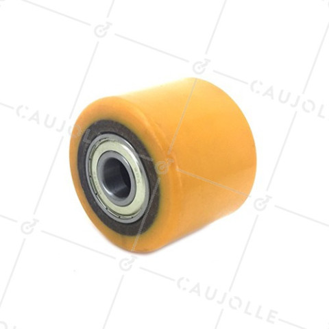Ruota DI TRANSPALETTE DIAMETRO 80 MM LARGHEZZA 54 MM CARICO 500 KG ASSE 20 MM - GTP80 54 • Caujolle