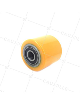 Ruota PER PALETTA DIAMETRO 82 MM LARGHEZZA 70 MM CARICO 700 KG ASSE 20 MM - GTP82 70 • Caujolle