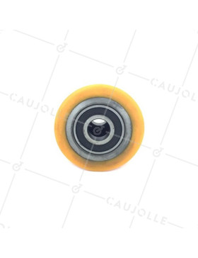 Ruota DI TRANSPALETTE DIAMETRO 82 MM LARGHEZZA 70 MM ASSE 20 MM