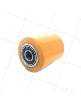Ruota DI TRANSPALETTE DIAMETRO 85 MM LARGHEZZA 100 MM CARICO 1000 KG ASSE 20 MM SFERE - GTP 85 100 • Caujolle