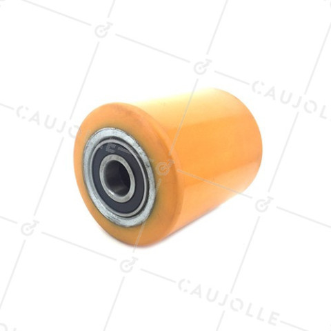 Ruota DI TRANSPALETTE DIAMETRO 85 MM LARGHEZZA 100 MM CARICO 1000 KG ASSE 20 MM SFERE - GTP 85 100 • Caujolle