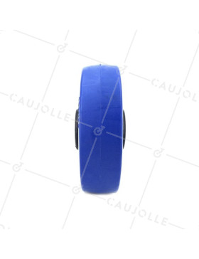 Ruota INDUSTRIALE NON MACCHIO CAUCCIOLO SOFFICE BLU DIAMETRO 160MM ASSE 20 MM