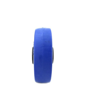 Ruota INDUSTRIALE NON MACCHIO CAUCCIOLO SOFFICE BLU DIAMETRO 160MM ASSE 20 MM
