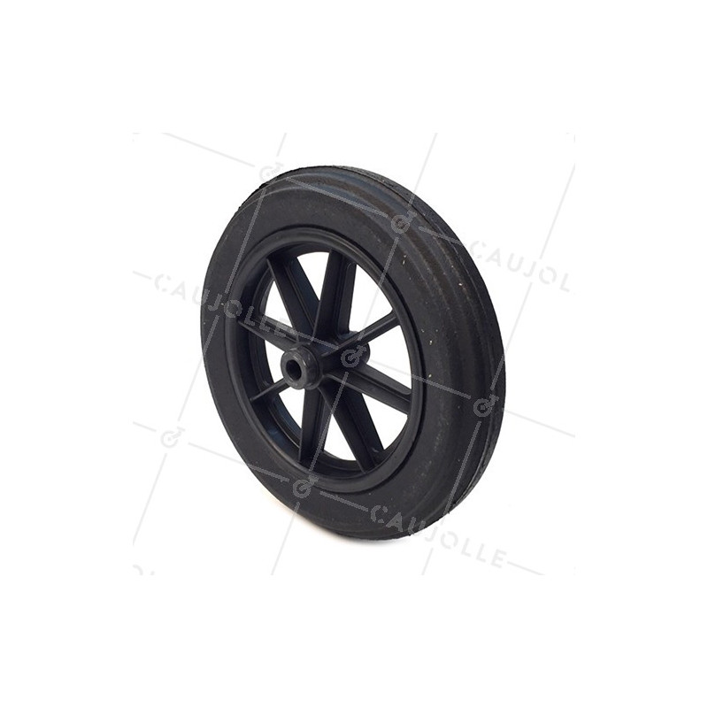 Ruota di carriola INCREVABILE DURE DIAMETRO 400 MM ASSE 20 MM S605DP L20-100