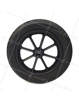 Ruota di carriola INCREVABILE DURE DIAMETRO 400 MM ASSE 20 MM S605DP L20-100