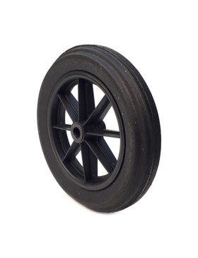 Ruota di carriola INCREVABILE DURE DIAMETRO 400 MM CARICO 150KG ASSE 25 MM RULLI - S605DP L25-74
