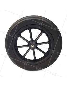 Ruota di carriola INCREVABILE DURA DIAMETRO 400 MM ASSE 20 MM S605DP R20-74
