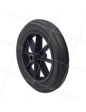 Ruota di carriola INCREVABILE DURE DIAMETRO 400 MM CARICO 150KG ASSE DI 25 MM - S605DP 400 R25-100 • Caujolle