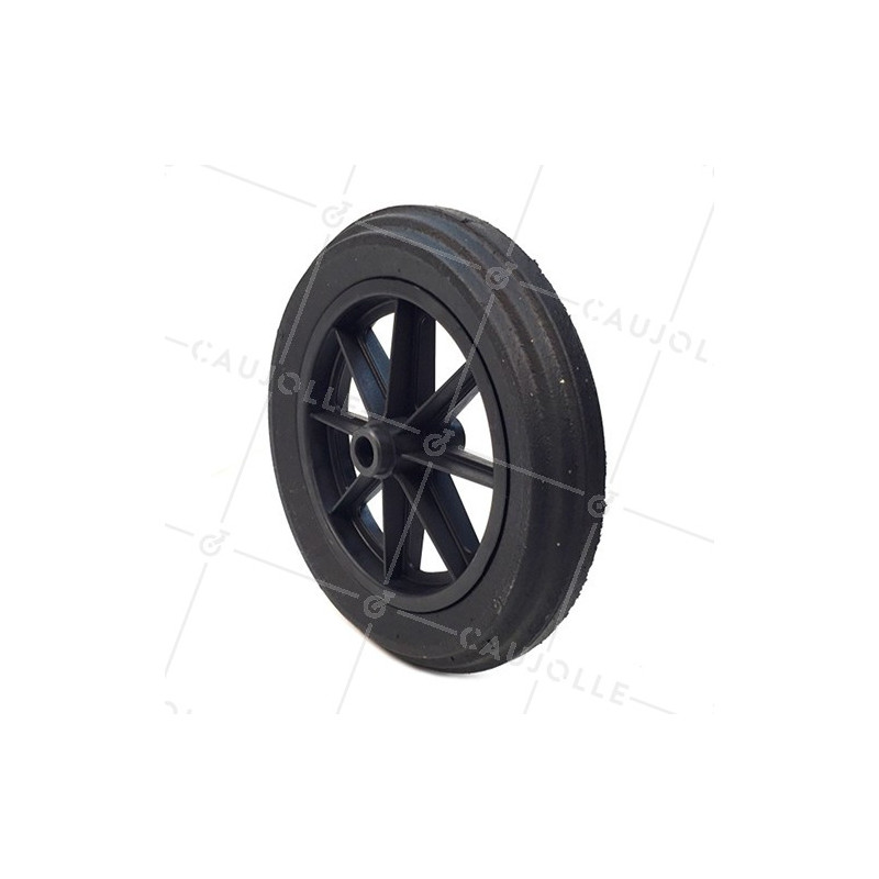Ruota di carriola INCREVABILE DURE DIAMETRO 400 MM ASSE 25 MM S605DP R25-100
