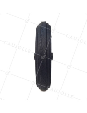 Ruota di carriola INCREVABILE DURA DIAMETRO 360 MM ASSE 20 MM S605DP L20-100