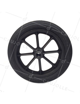 Ruota di carriola INCREVABILE DURA DIAMETRO 360 MM ASSE 25 MM S605DP L25-100
