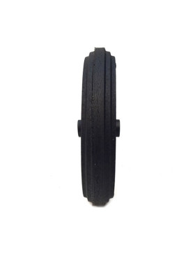 Ruota di carriola INCREVABILE DURA DIAMETRO 360 MM ASSE 20MM S605DP R20-100