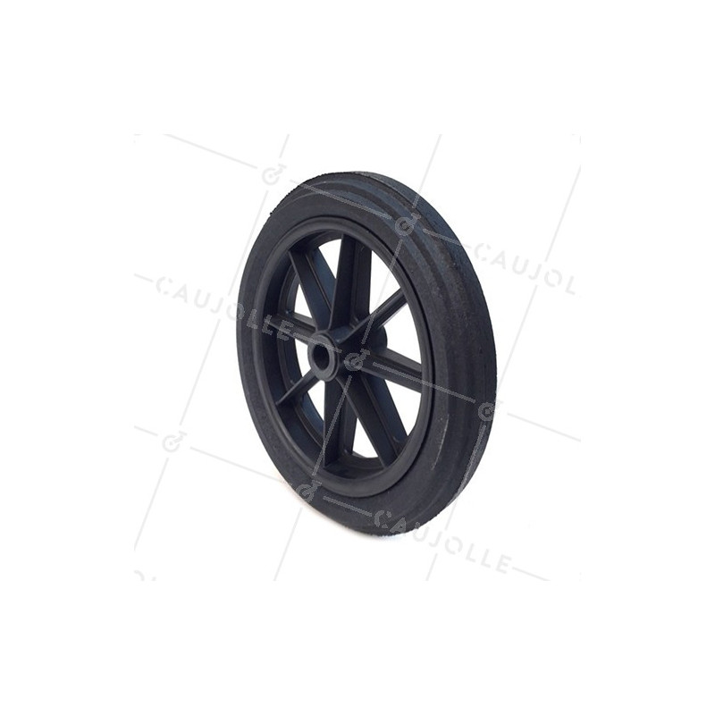 Ruota di carriola INCREVABILE DURA DIAMETRO 360 MM ASSE 25 MM S605DP L25-74
