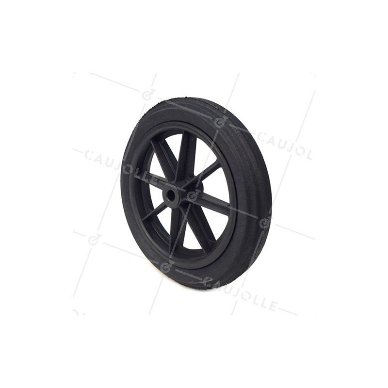 Ruota di carriola INCREVABILE DURE DIAMETRO 360 MM ASSE 20 MM S605DP L20-74