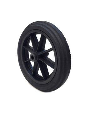 Ruota di carriola INCREVABILE DURA DIAMETRO 360 MM ASSE 20MM S605DP R20-100