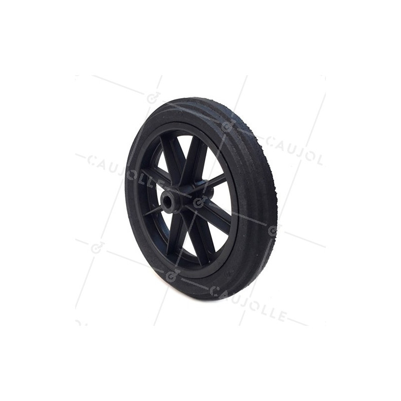 Ruota di carriola INCREVABILE DURA DIAMETRO 360 MM ASSE 20MM S605DP R20-100