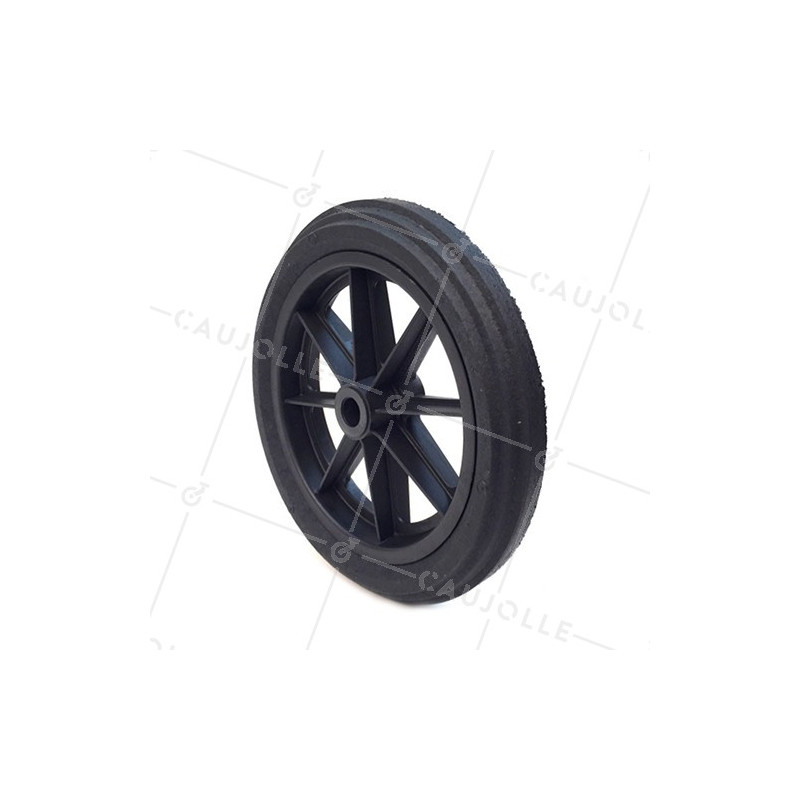 Ruota di carriola INCREVABILE DURE DIAMETRO 360 MM ASSE 25 MM S605DP R25-74