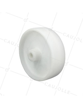 Ruota POLIPROPILENE DIAMETRO 125 MM CARICO 100KG ASSE 12 MM - S2450P • Caujolle