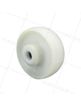 Ruota POLIPROPILENE DIAMETRO 125 MM CARICO 200 KG ASSE 20 MM RULLO - S2450P125R20 • Caujolle