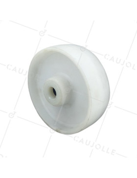 Ruota POLIPROPILENE DIAMETRO 160 MM CARICO 200 KG ASSE 20 MM RULLO - S2450P160 • Caujolle