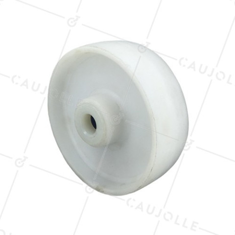 Ruota POLIPROPILENE DIAMETRO 160 MM CARICO 200 KG ASSE 20 MM RULLO - S2450P160 • Caujolle
