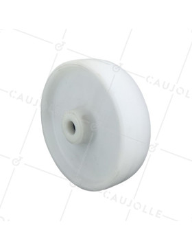Ruota POLIPROPILENE DIAMETRO 200 MM CARICO 200 KG ASSE 20 MM RULLETTI - S2450P200 • Caujolle