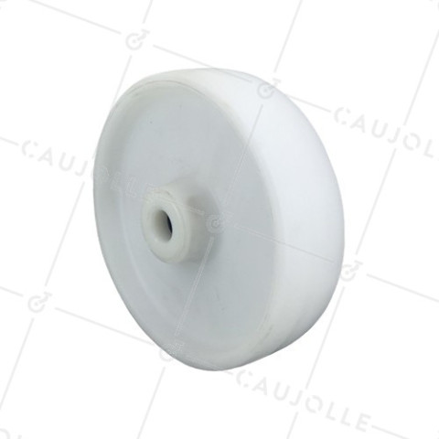 Ruota POLIPROPILENE DIAMETRO 200 MM CARICO 200 KG ASSE 20 MM RULLETTI - S2450P200 • Caujolle