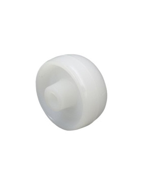 Ruota NYLON DIAMETRO 50 MM CARICO 100 KG ASSE 9 MM - S2450 50/20 LM28 L9