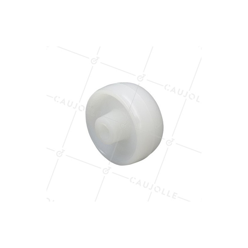 Ruota NYLON DIAMETRO 50 MM CARICO 100 KG ASSE 9 MM - S2450 50/20 LM28 L9