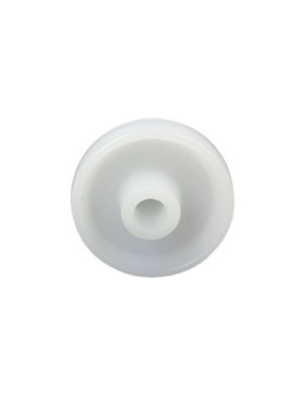 Ruota NYLON DIAMETRO 50 MM CARICO 100 KG ASSE 9 MM - S2450 50/20 LM28 L9