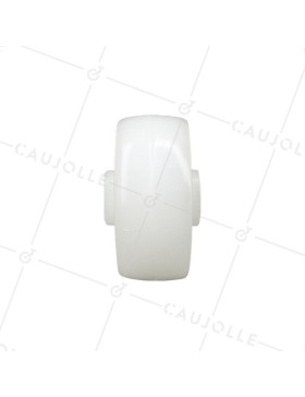 Ruota NYLON DIAMETRO 50 MM CARICO 100 KG ASSE 9 MM - S2450 50/20 LM28 L9