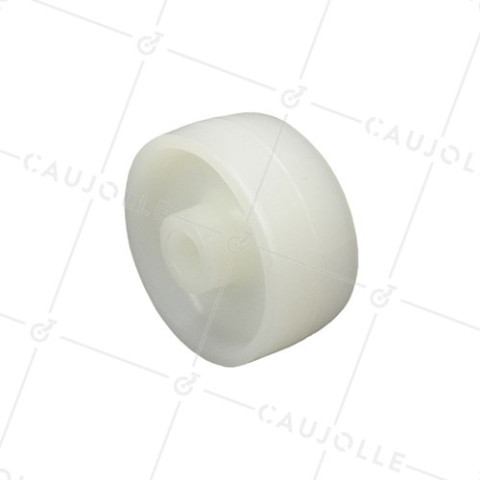 Ruota POLIAMMIDE NYLON DIAMETRO 42 MM CARICO 70KG ASSE 8 MM • Caujolle
