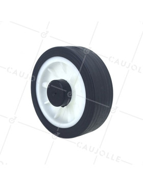 Ruota DI TORELLA DIAMETRO 125 MM CARICO 20 KG ASSE 12 MM LISCIO - S2010P125 • Caujolle