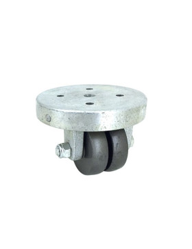 Ruota EXTRA-BASSA IN ACCIAIO AD ALTA CAPACITÀ DIAMETRO 50 MM ALTEZZA 64 MM CARICO 270 kg - SURB 50 ACCIAIO