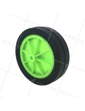 Ruota DI TRANSAT VERDE DIAMETRO 170 MM ASSE 12 MM