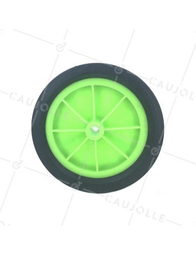 Ruota DI TRANSAT VERDE DIAMETRO 170 MM ASSE 12 MM