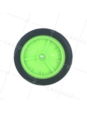 Ruota DI TRANSAT VERDE DIAMETRO 170 MM ASSE 12 MM