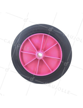 Ruota DI TRANSAT ROSA DIAMETRO 250 MM ASSE 20 MM