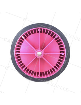 Ruota DI TRANSAT ROSA DIAMETRO 250 MM ASSE 20 MM