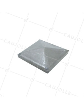 COPRITUBO PER CANCELLO IN ACCIAIO DA PITTURARE DI DIMENSIONI 100 x 100 MM • Caujolle