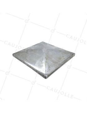 COPERTURA PER PILASTRO IN ACCIAIO DA PITTURARE DI DIMENSIONI 150 x 150 MM • Caujolle