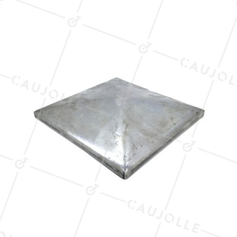 COPERTURA PER PILASTRO IN ACCIAIO DA PITTURARE DI DIMENSIONI 150 x 150 MM • Caujolle