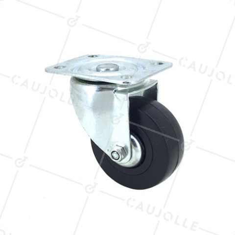 Ruota PIVOTANTE DI MANUTENZIONE CLASSICA DIAMETRO 65 MM CARICO 50 KG - S2C 65 • Caujolle