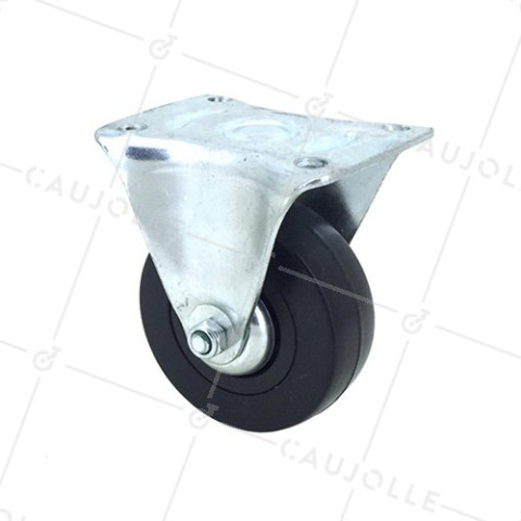 Ruota FISSA PER MANUTENZIONE CLASSICA DIAMETRO 65 MM CARICO 50 KG - S7C 65 • Caujolle