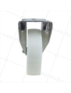 Ruota INOX IN NYLON FISSA DIAMETRO 200 MM CARICO 300 KG