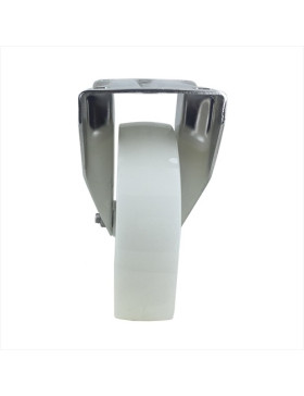 Ruota INOX IN NYLON FISSA DIAMETRO 200 MM CARICO 300 KG