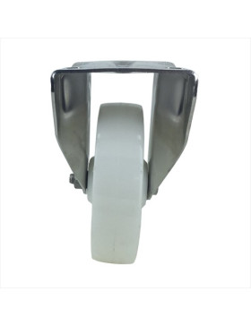 Ruota INOX IN NYLON FISSO DIAMETRO 160 MM CARICO 300 KG